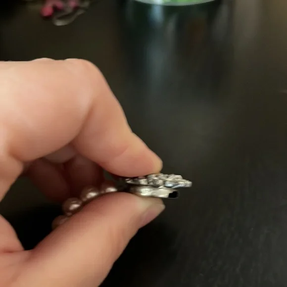 SOLD AT YARDSALE Vintage glass Pearl Japanese costume necklace - Picture 3 of 7